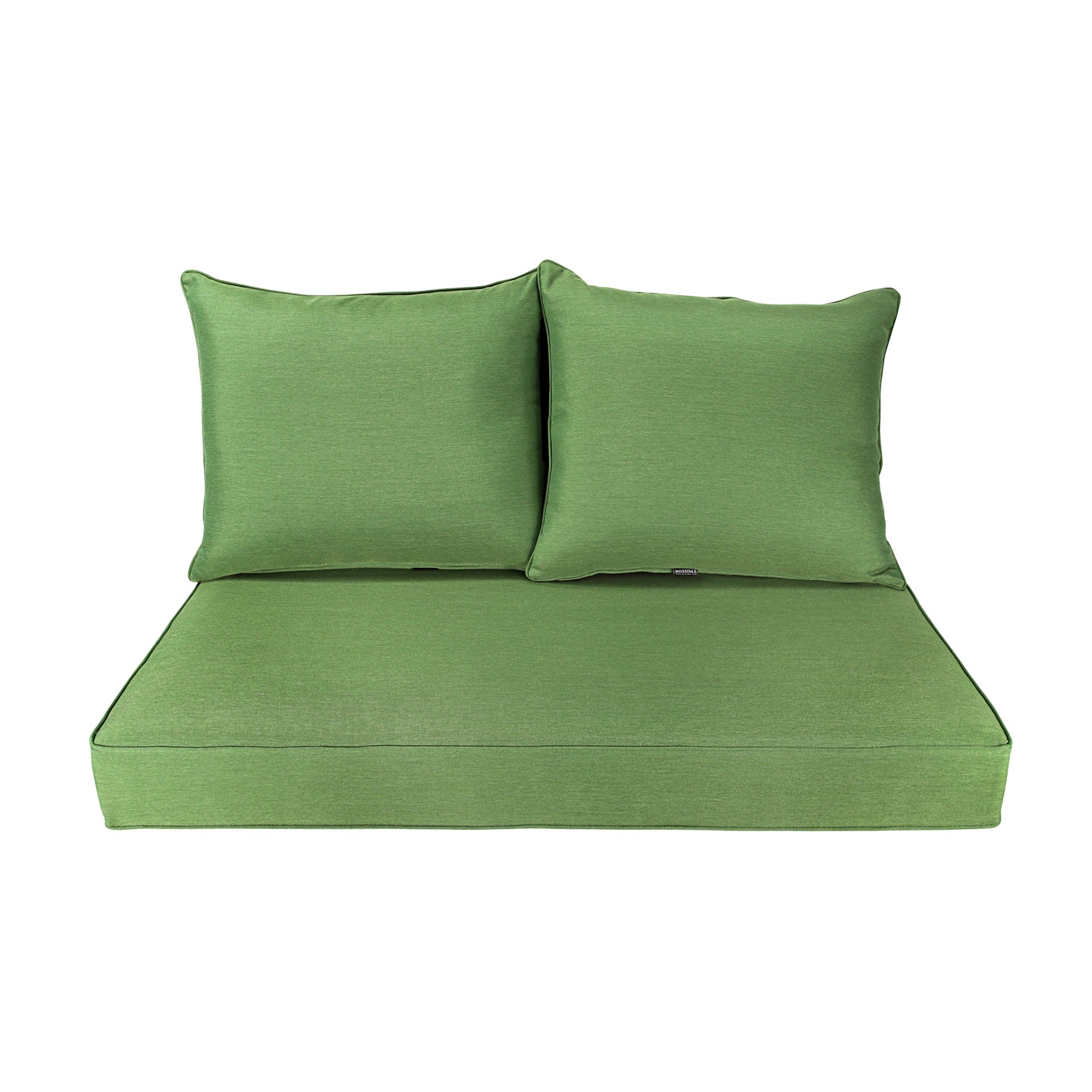 Patio Furniture Cushions Deep Seat Loveseat Cushion Olefin Deep Green
