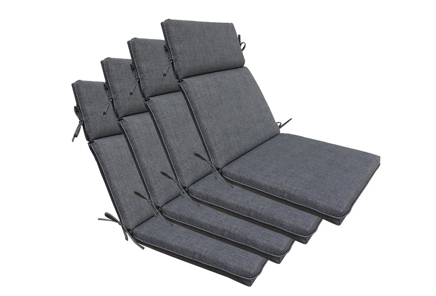 High back patio chair hotsell cushions set of 4