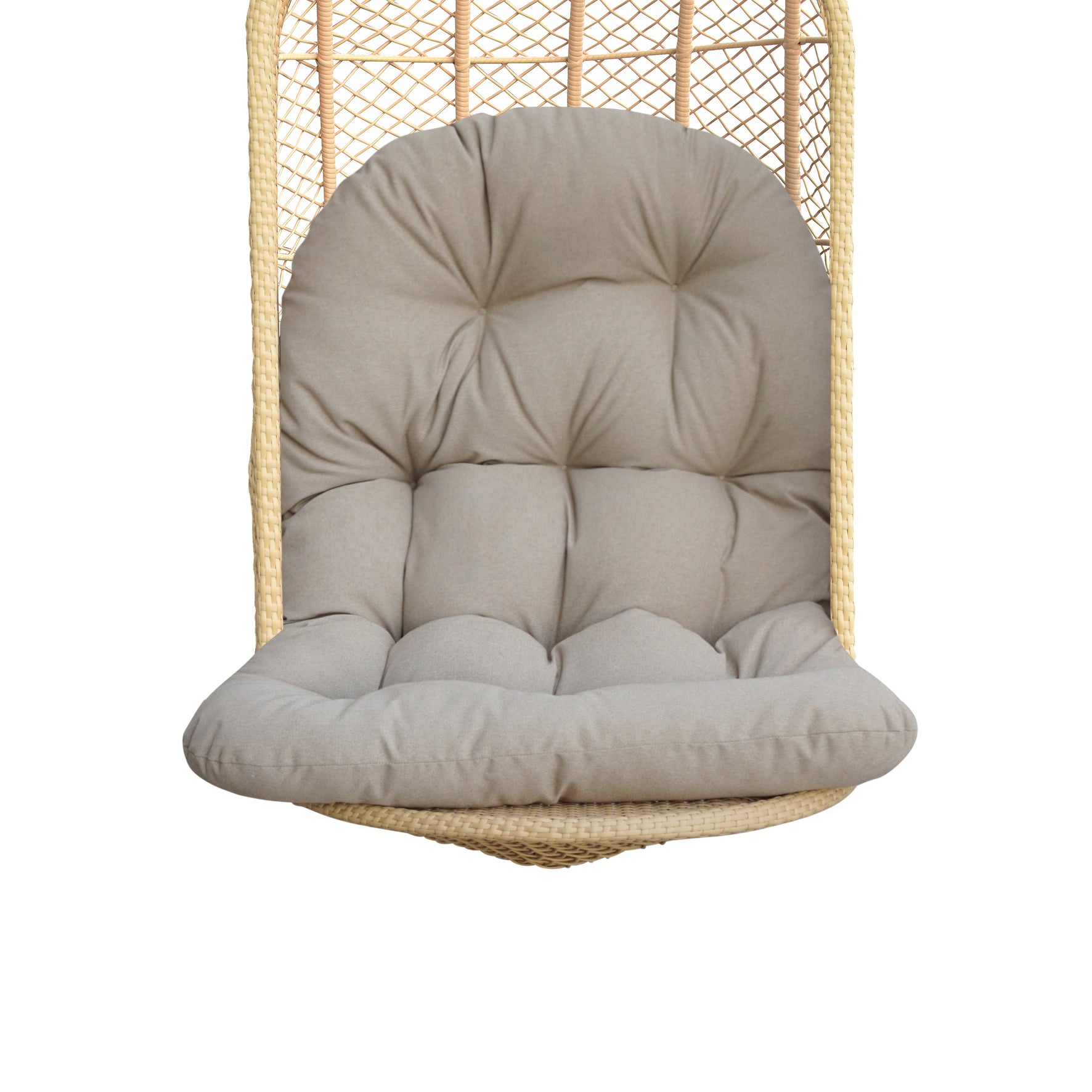 Patio Balcony Hanging Basket Chair Cushions Egg Chair Swing Chair Pads (Olefin Oatmeal)