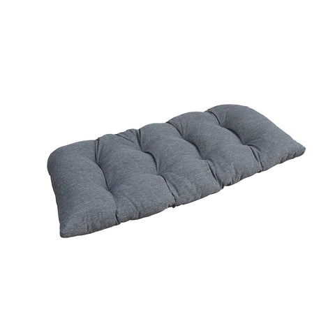 Indoor Outdoor Swing Bench Loveseat Cushion Tufted Patio Seating Cushions Charcoal Grey