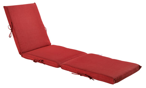 Rust Red Chaise Lounge