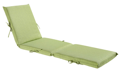 Green/Grey Piebald Chaise Lounge