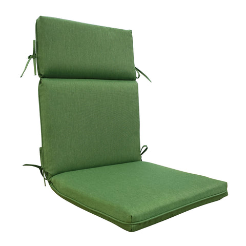 Indoor Outdoor High Back Chair Cushions Olefin Deep Green