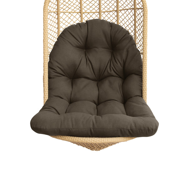 Patio Balcony Hanging Basket Chair Cushions Egg Chair Swing Chair Pads (Olefin Coffee)