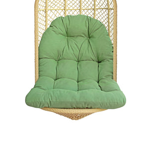 Patio Balcony Hanging Basket Chair Cushions Egg Chair Swing Chair Pads (Olefin Deep Green)