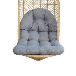 Patio Balcony Hanging Basket Chair Cushions Egg Chair Swing Chair Pads (Olefin Light Grey)