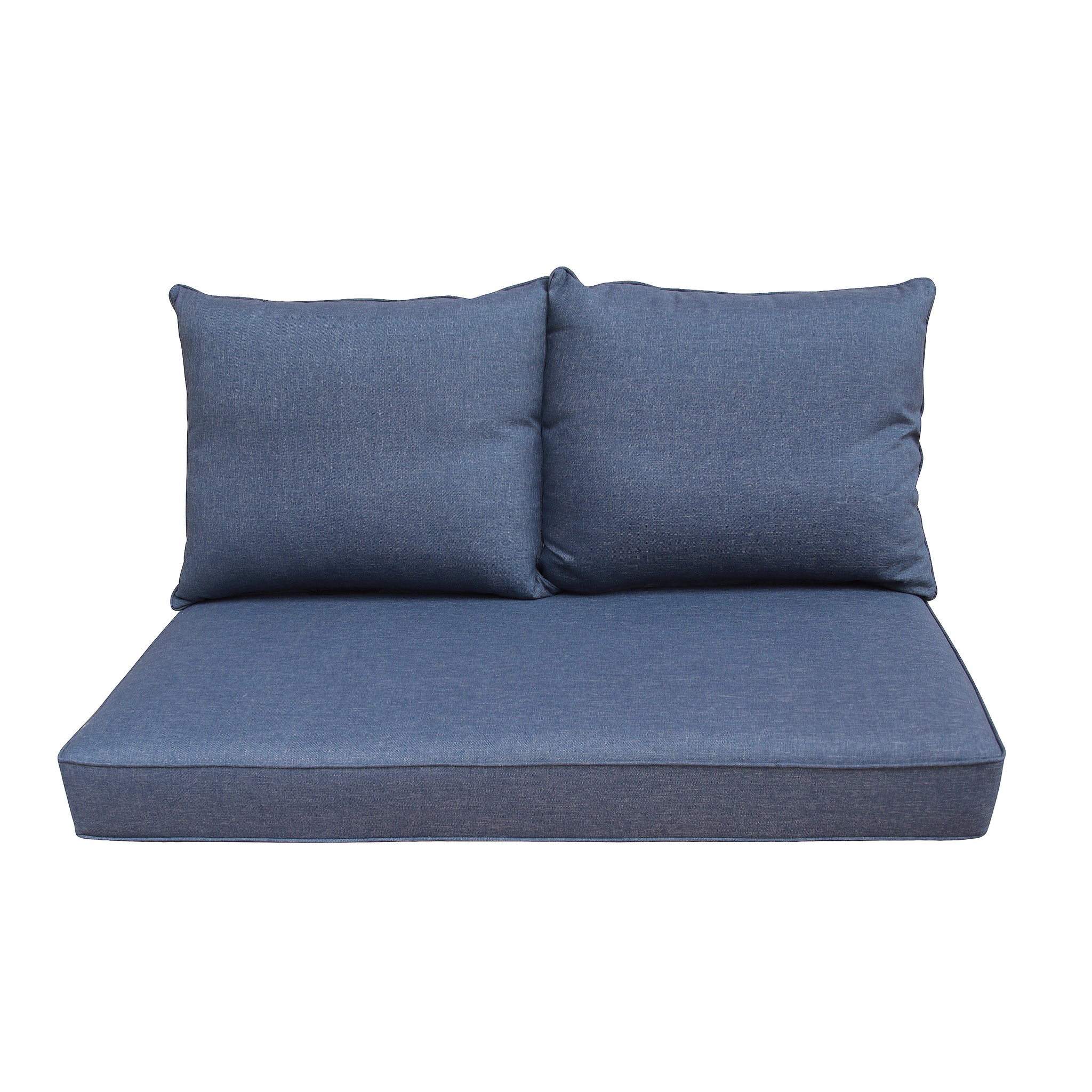 Patio Furniture Cushions Deep Seat Loveseat Cushion Denim Blue