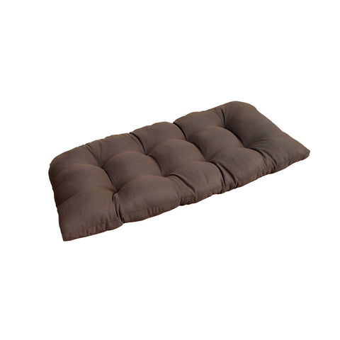 Indoor Outdoor Swing Bench Loveseat Cushion Tufted Patio Seating Cushions Chocolate