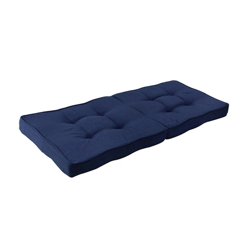 Indoor Outdoor Swing Bench Loveseat Chair Cushion Olefin Navy Blue