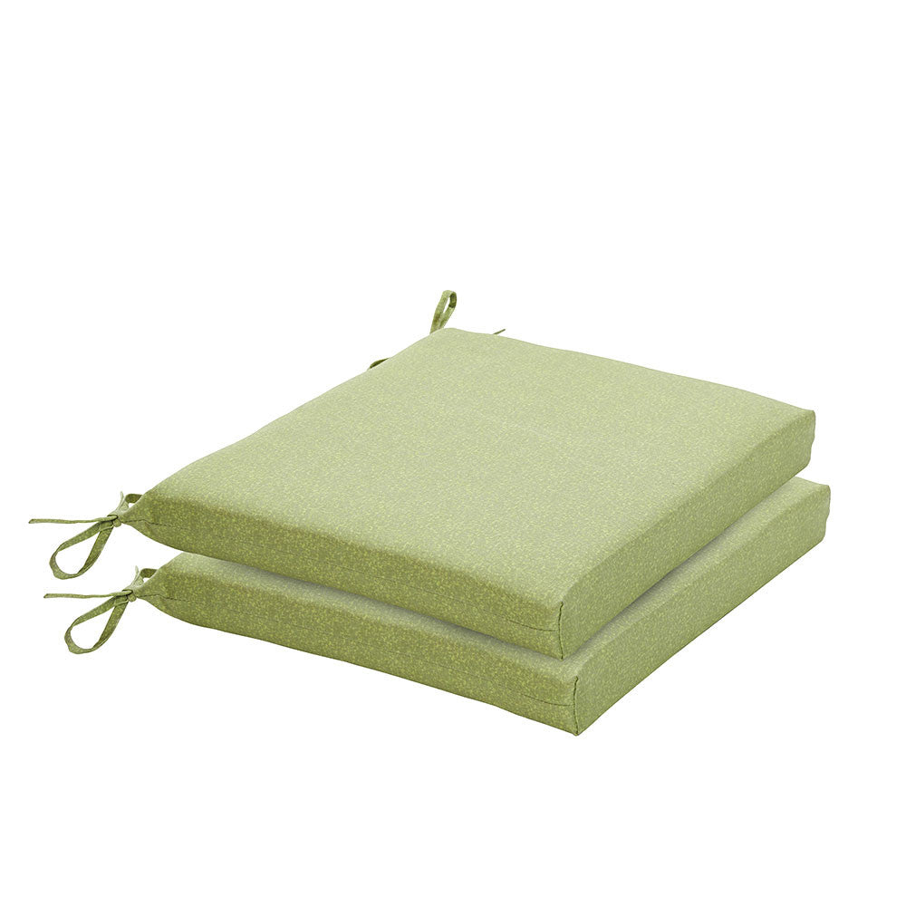 Bossima Green Piebald Chair Cushion Set