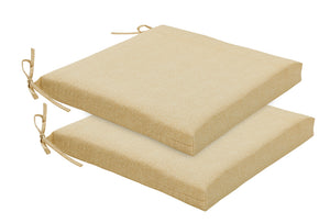 Cream Patio Seat Pad (Set of 2)