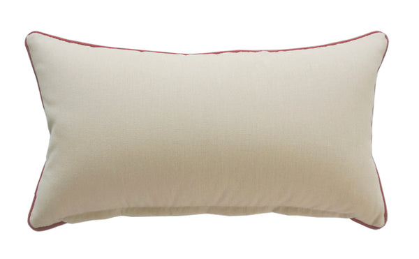 Light Khaki Rectangle Toss Pillow (Reversible, Set of 2)