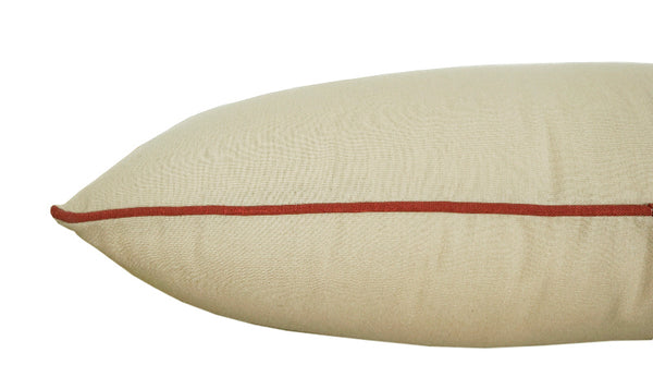 Light Khaki Rectangle Toss Pillow (Reversible, Set of 2)