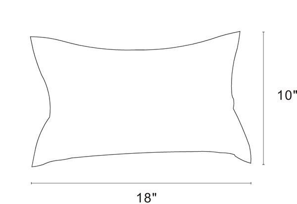 Light Khaki Rectangle Toss Pillow (Reversible, Set of 2)