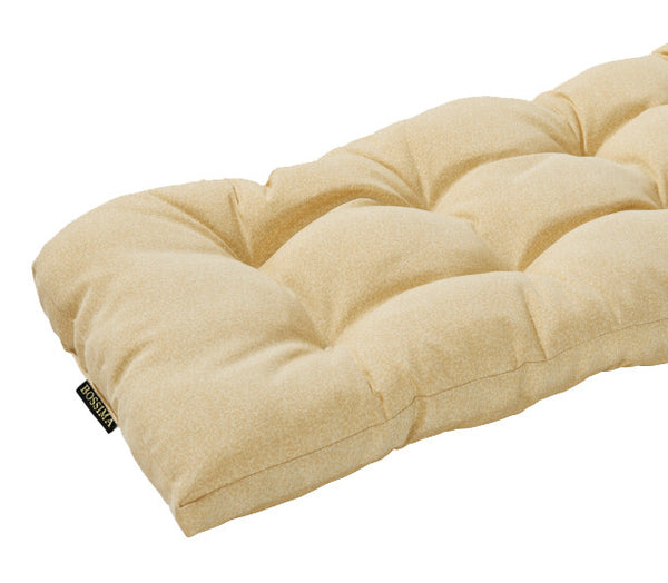 Cream Wicker Loveseat Cushion
