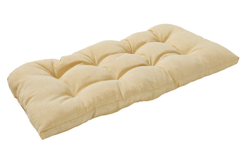 Cream Wicker Loveseat Cushion