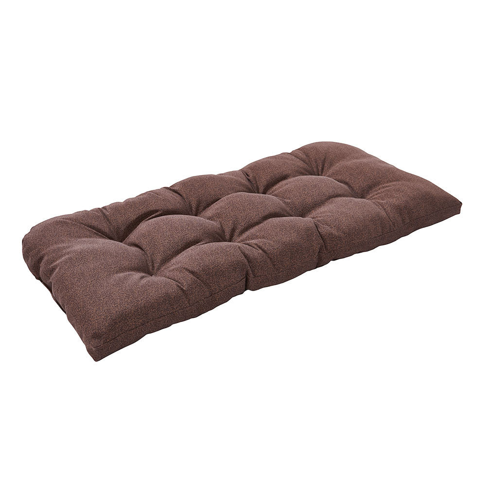 Bossima Coffee Wicker Loveseat Cushion