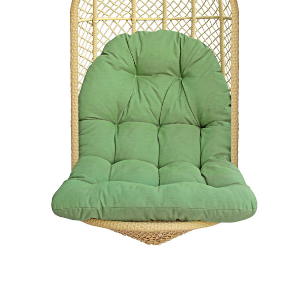 Patio Balcony Hanging Basket Chair Cushions Egg Chair Swing Chair Pads (Olefin Deep Green)