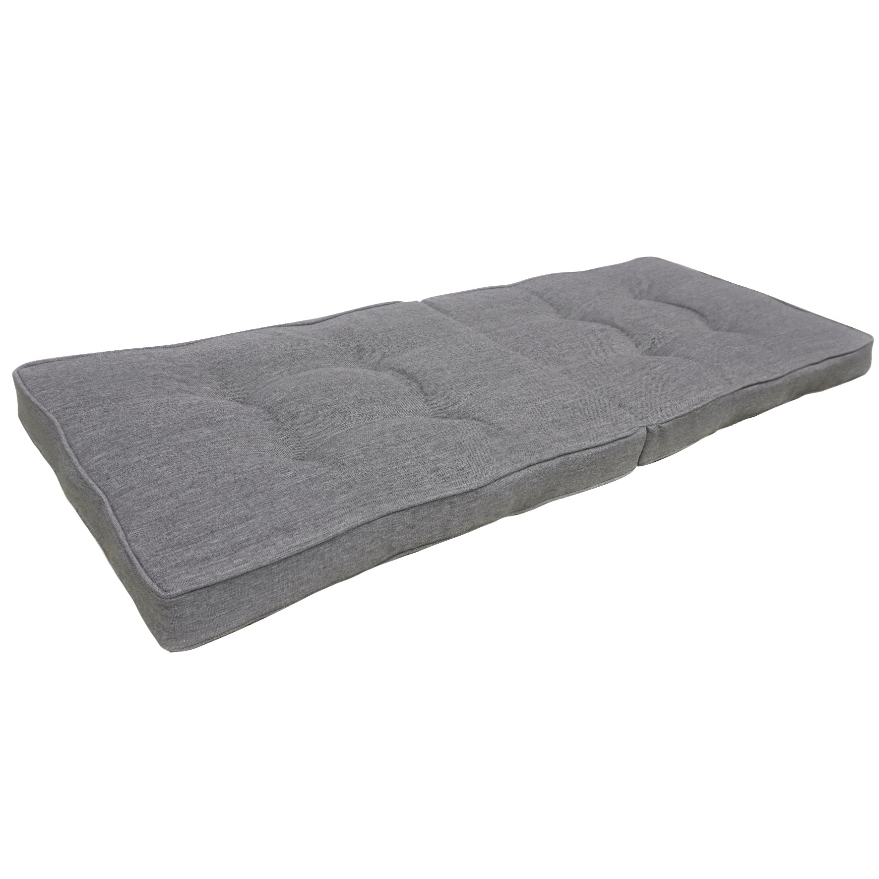 Indoor Outdoor Swing Bench Loveseat Chair Cushion Olefin Light Grey